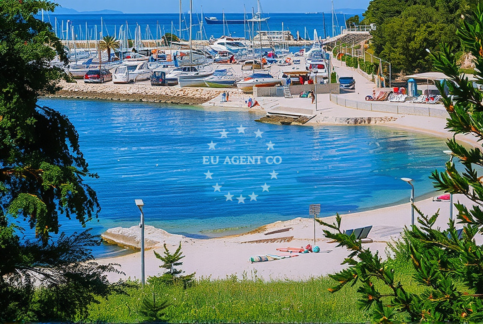 Additional view of Trstenik beach in Ulica Ivana pl. Zajca 18, Split