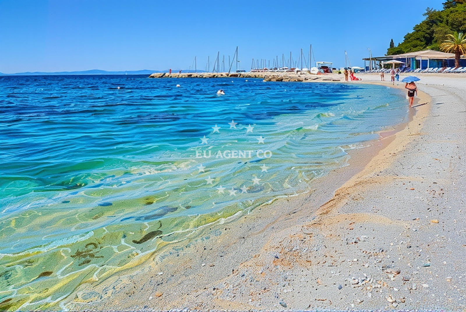 Additional view of Trstenik beach in Ulica Ivana pl. Zajca 18, Split