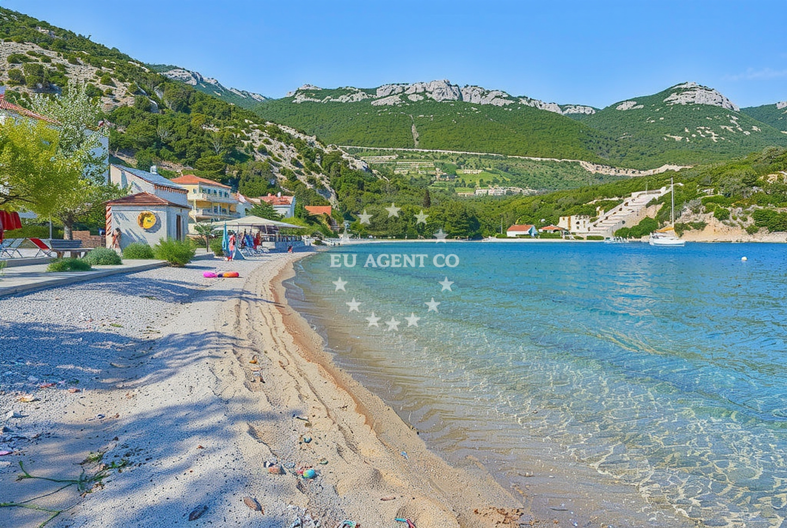 Additional view of Trstenik beach in , Trstenik