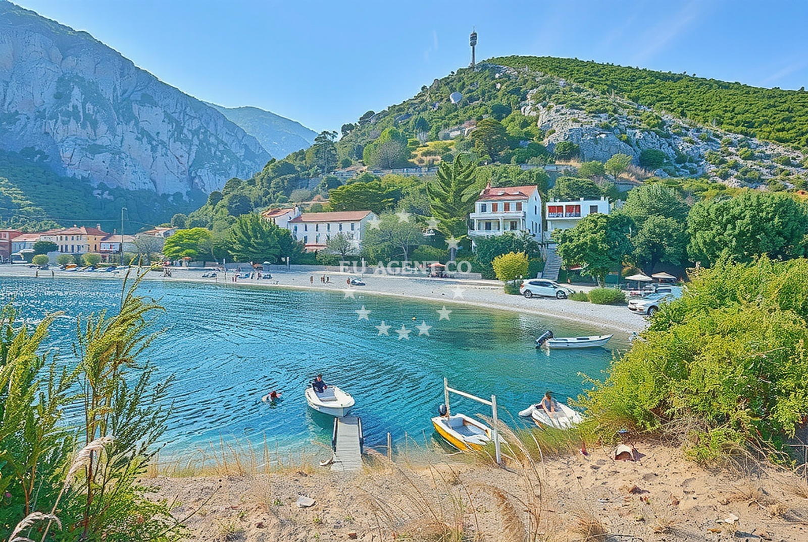Additional view of Trstenik beach in , Trstenik
