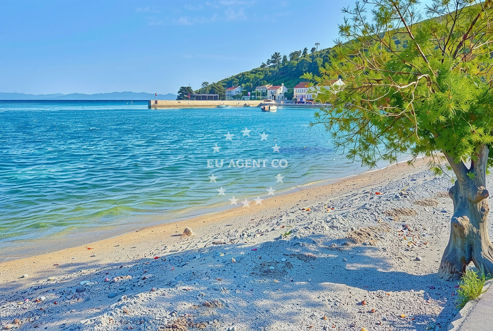 Additional view of Trstenik beach in , Trstenik