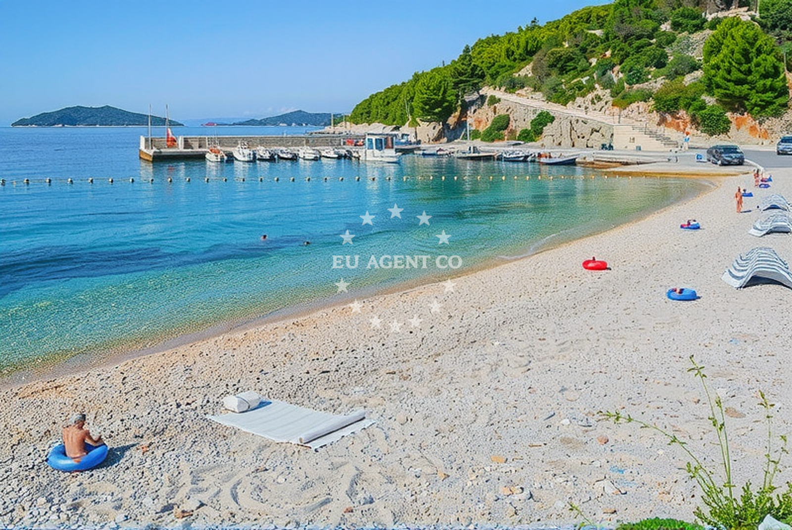 Additional view of Trsteno (Dubrovnik): beaches and coves in Trsteno (Dubrovnik)