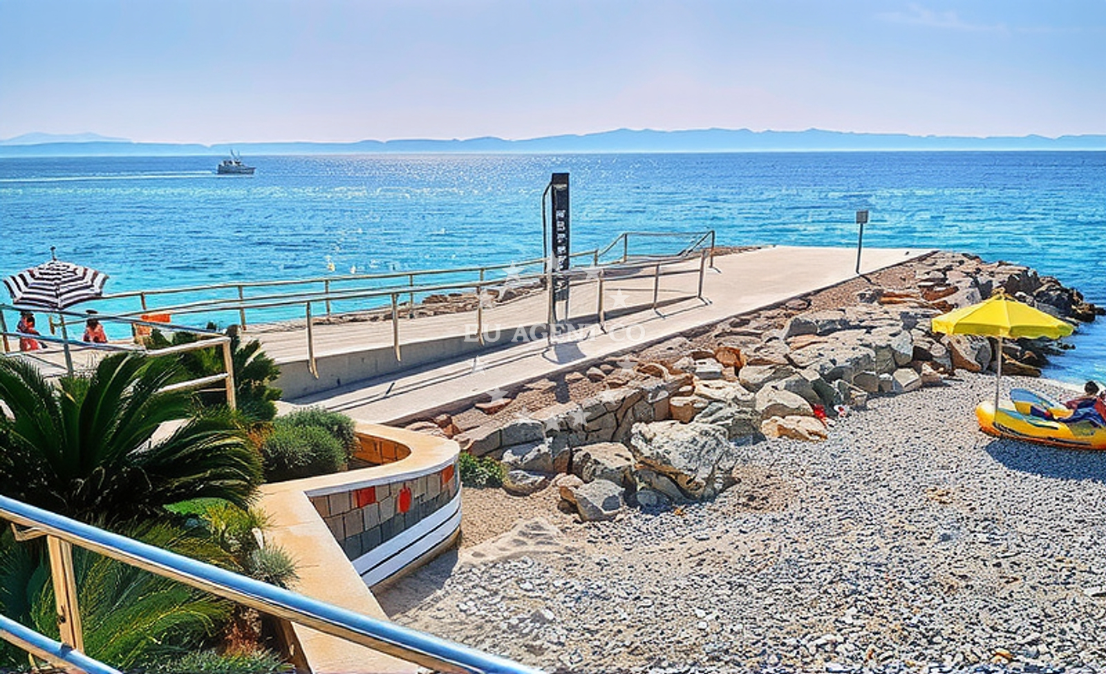 Sea and coastal view of Tučepi: beaches and coves (4) in Tučepi