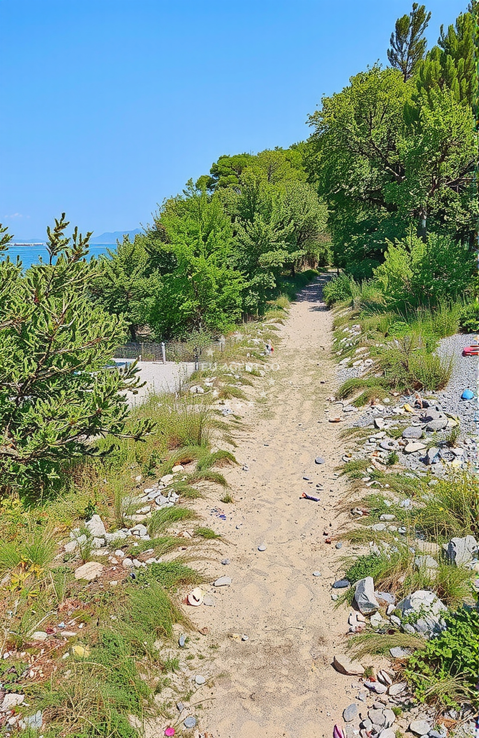 Sea and coastal view of Tunižeja, Kavran in Tunižeja