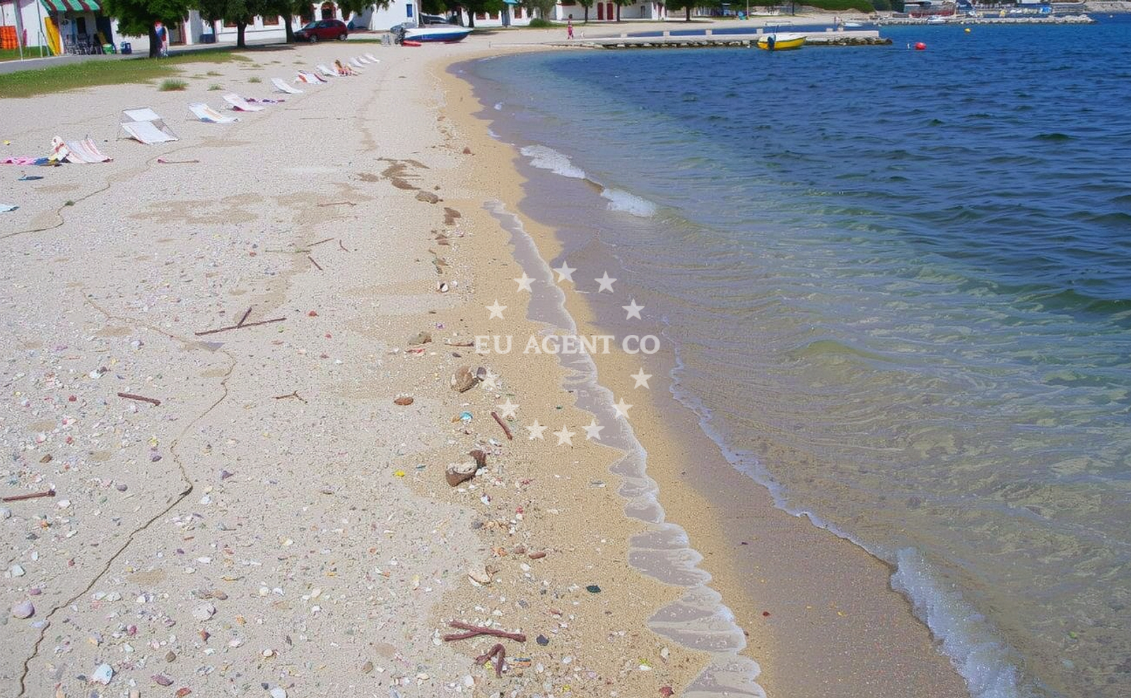 Additional view of Turanj beach in , Turanj