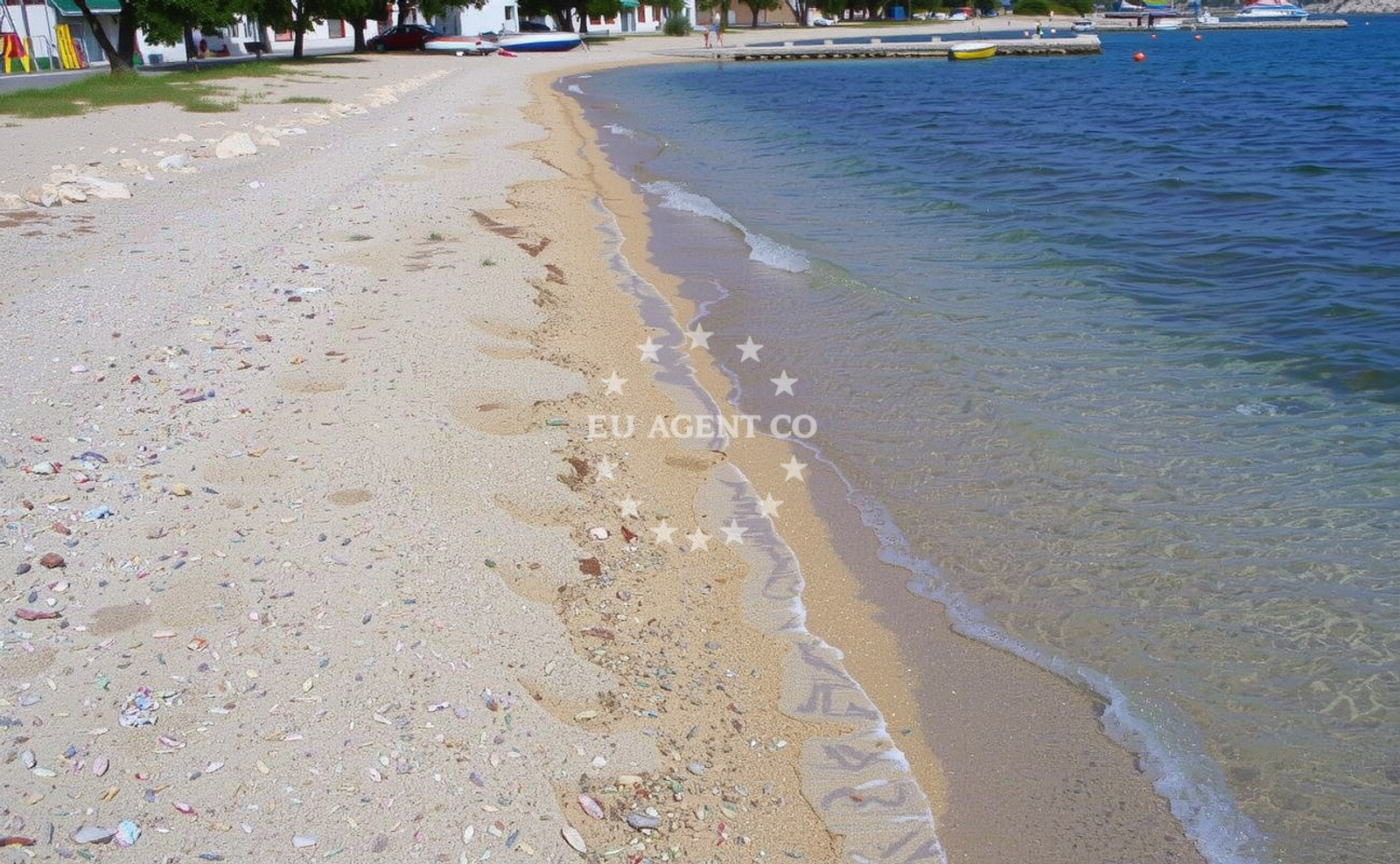Additional view of Turanj beach in , Turanj