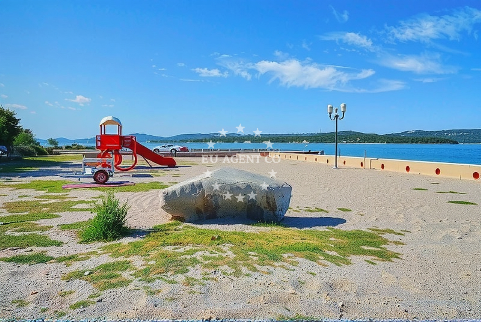 Additional view of Turanj beach in , Turanj