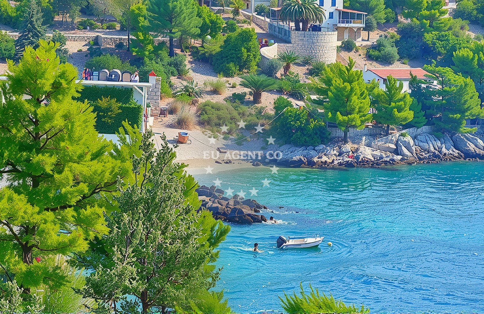 Shoreline and swimming area at Tvrdni dolac istok, Gdinj (Hvar) in Tvrdni dolac istok