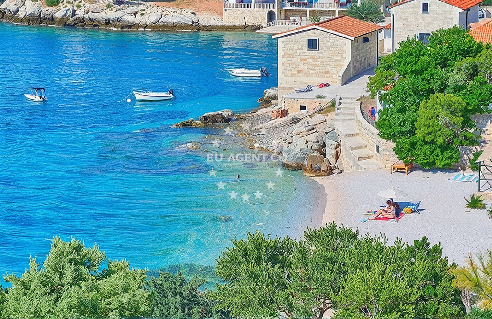 Sea and coastal view of Tvrdni dolac istok, Gdinj (Hvar) in Tvrdni dolac istok