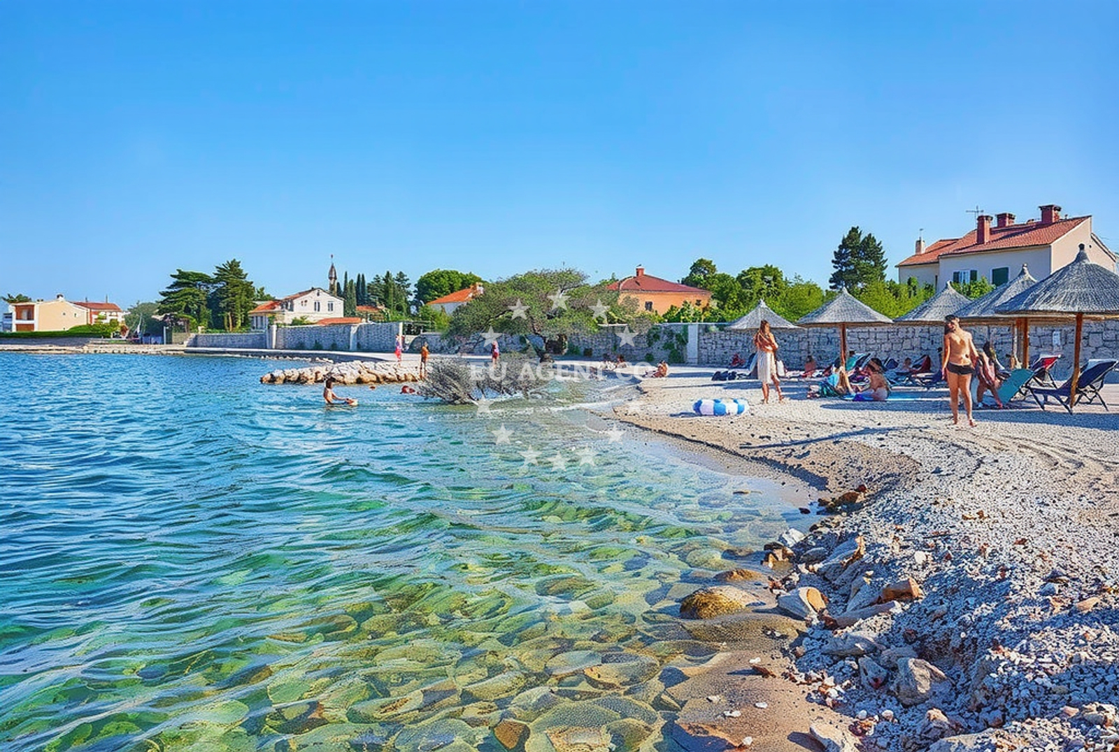 Additional view of Ugljan beach in Tratica 2E, Ugljan