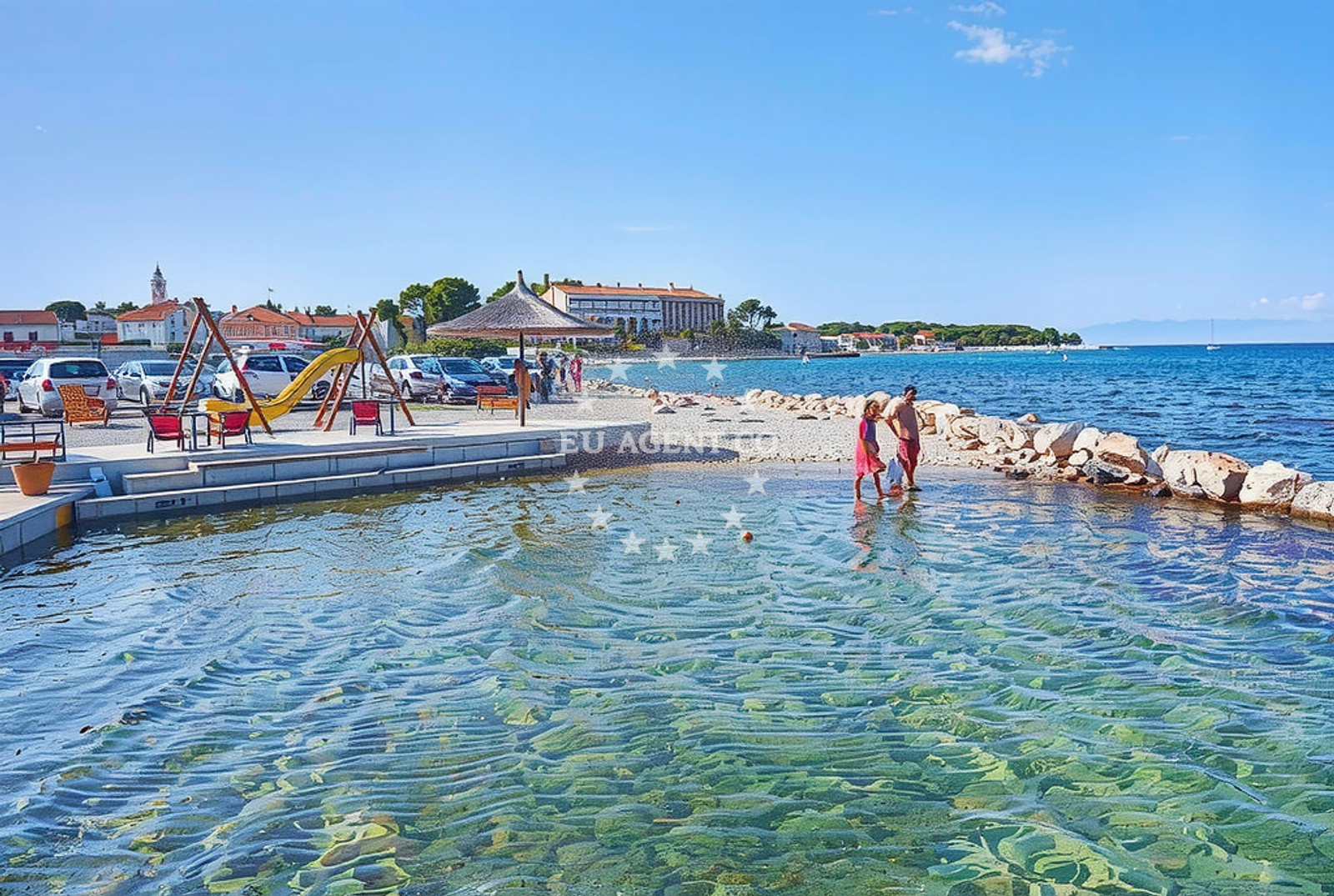 Additional view of Ugljan beach in Tratica 2E, Ugljan