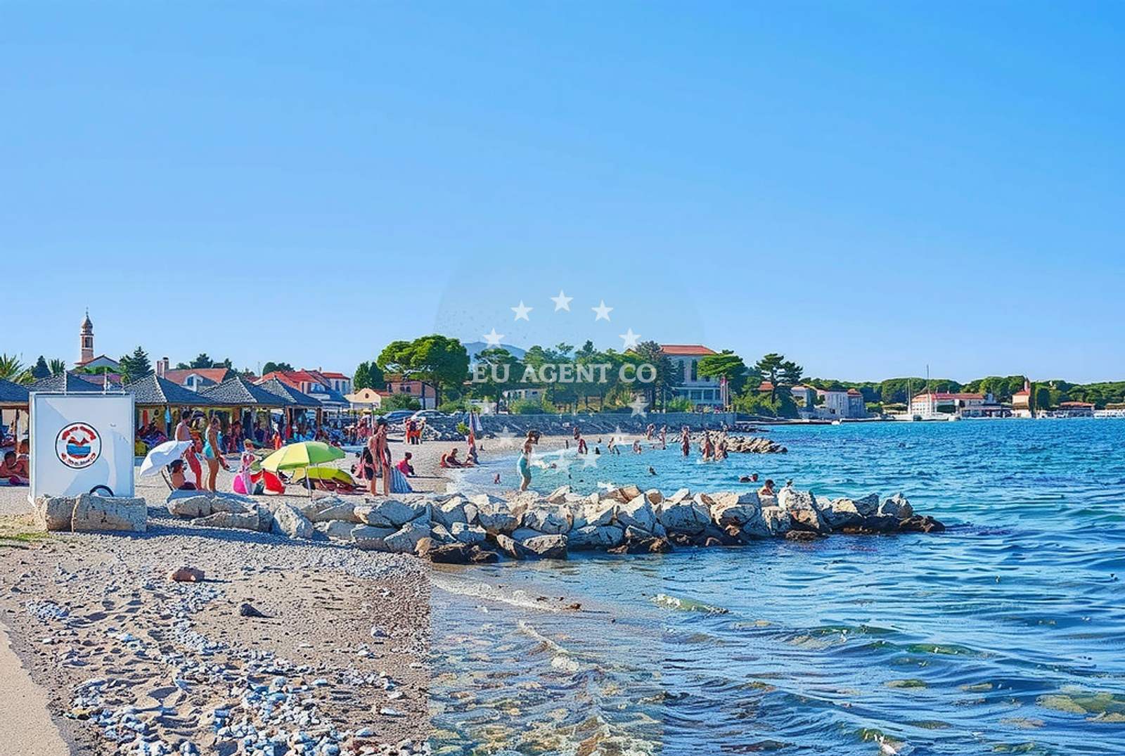 Additional view of Ugljan beach in Tratica 2E, Ugljan
