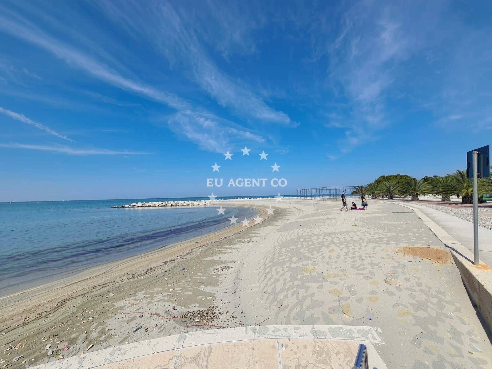 Beach facilities and surroundings at Umag Sand Beach in 12 Gian Rinalda Carlia, Umag