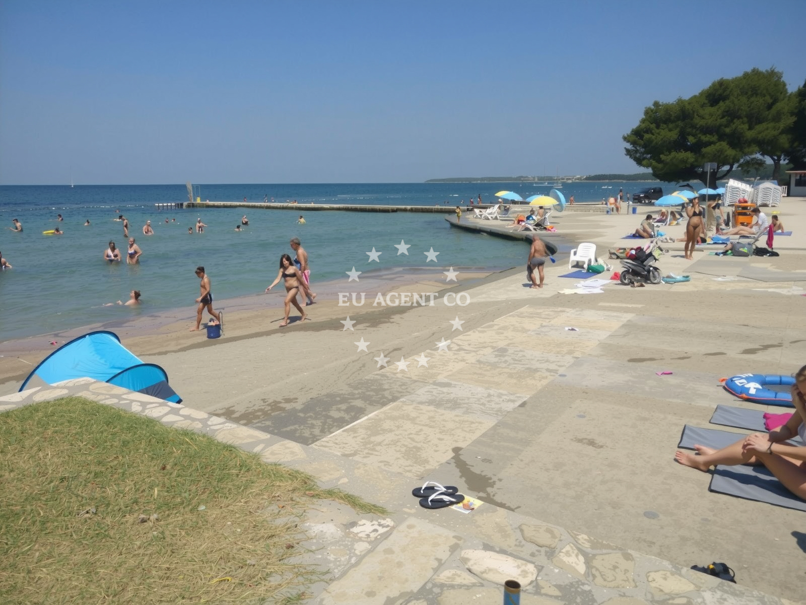 Additional view of Umag Sandy beach in ISTARSKA 47, Umag