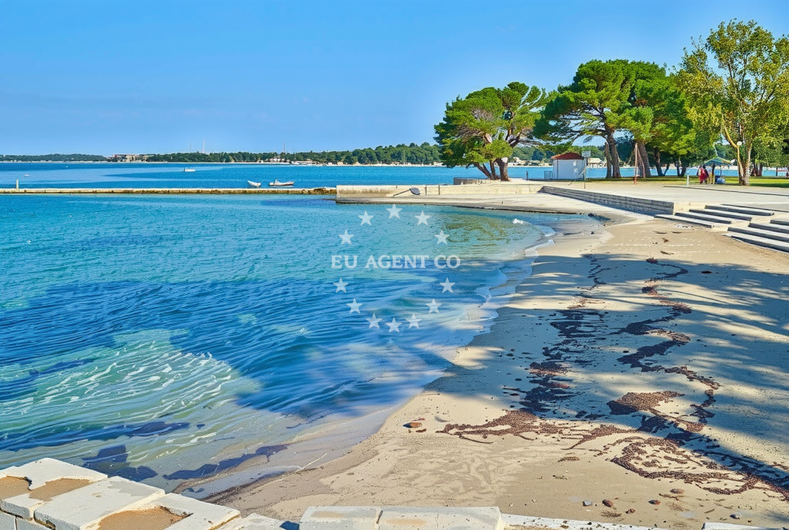 Additional view of Umag Sandy beach in ISTARSKA 47, Umag