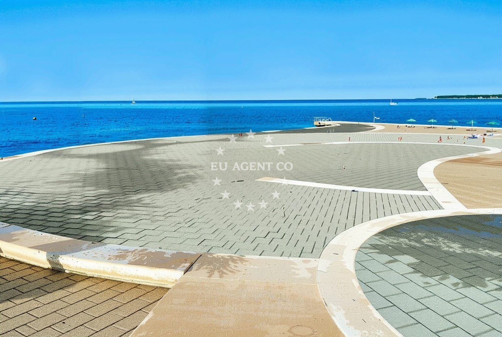 Additional view of Umag Sandy beach in ISTARSKA 47, Umag