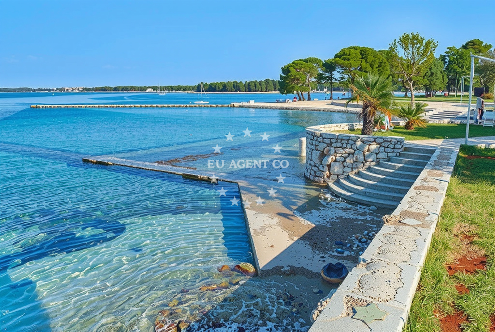 Additional view of Umag Sandy beach in ISTARSKA 47, Umag