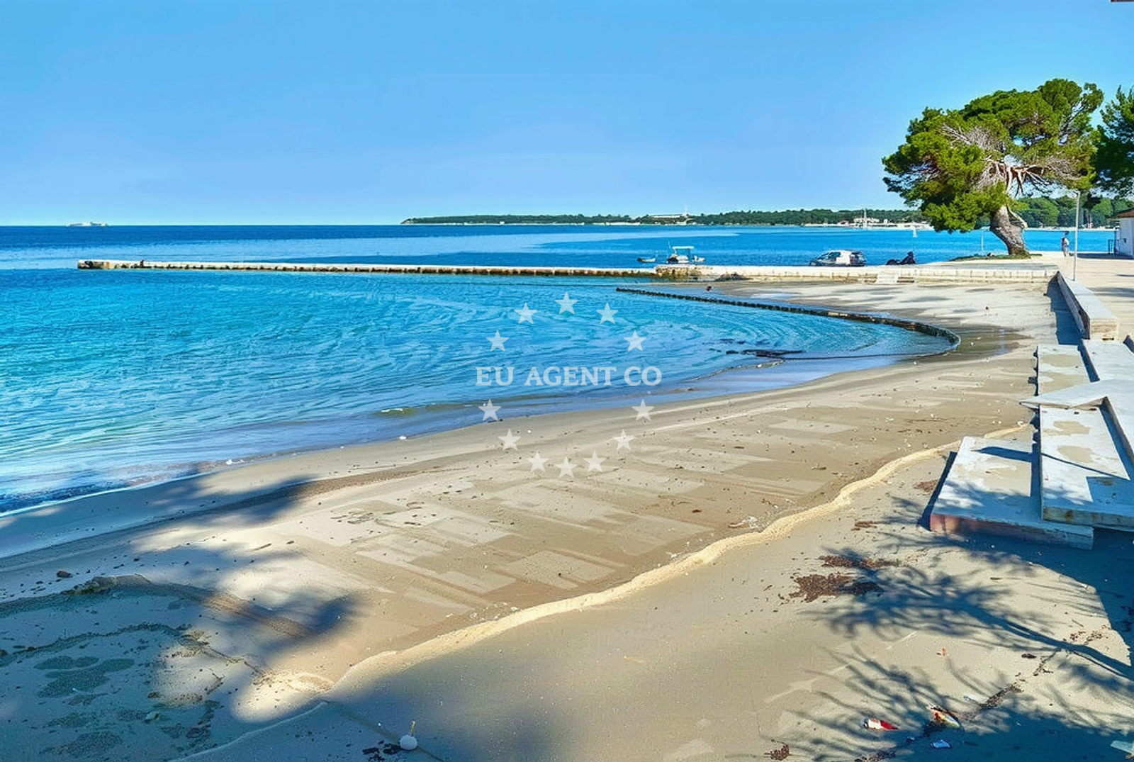 Additional view of Umag Sandy beach in ISTARSKA 47, Umag