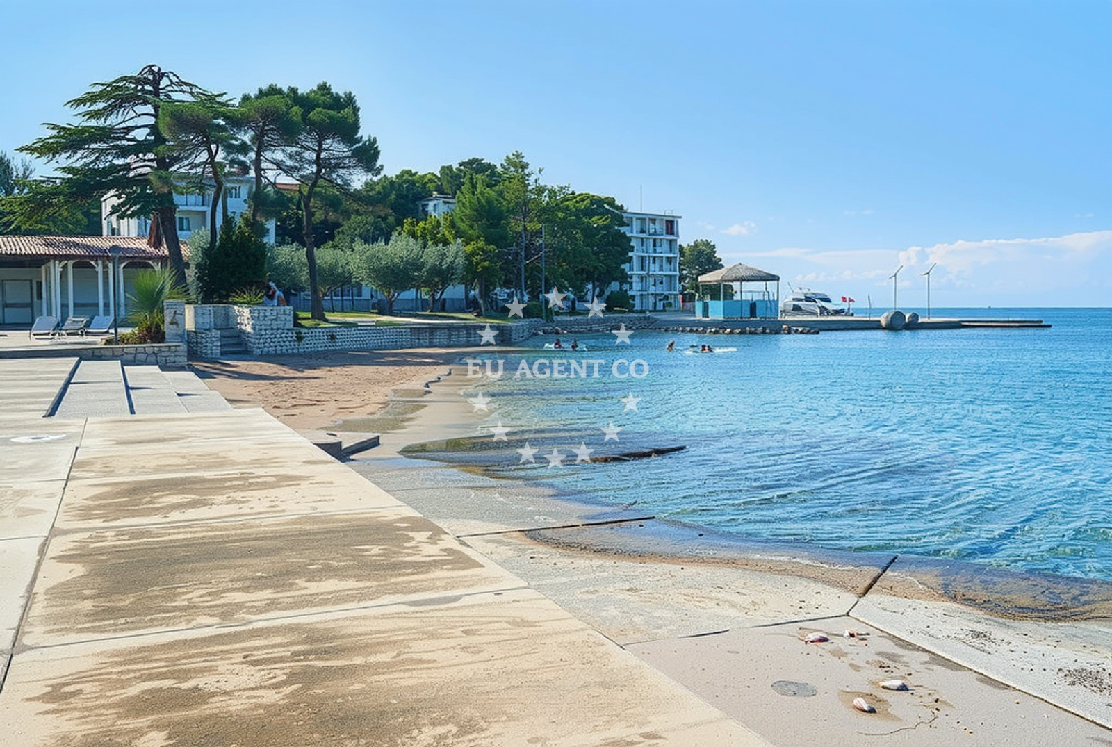 Additional view of Umag Sandy beach in ISTARSKA 47, Umag