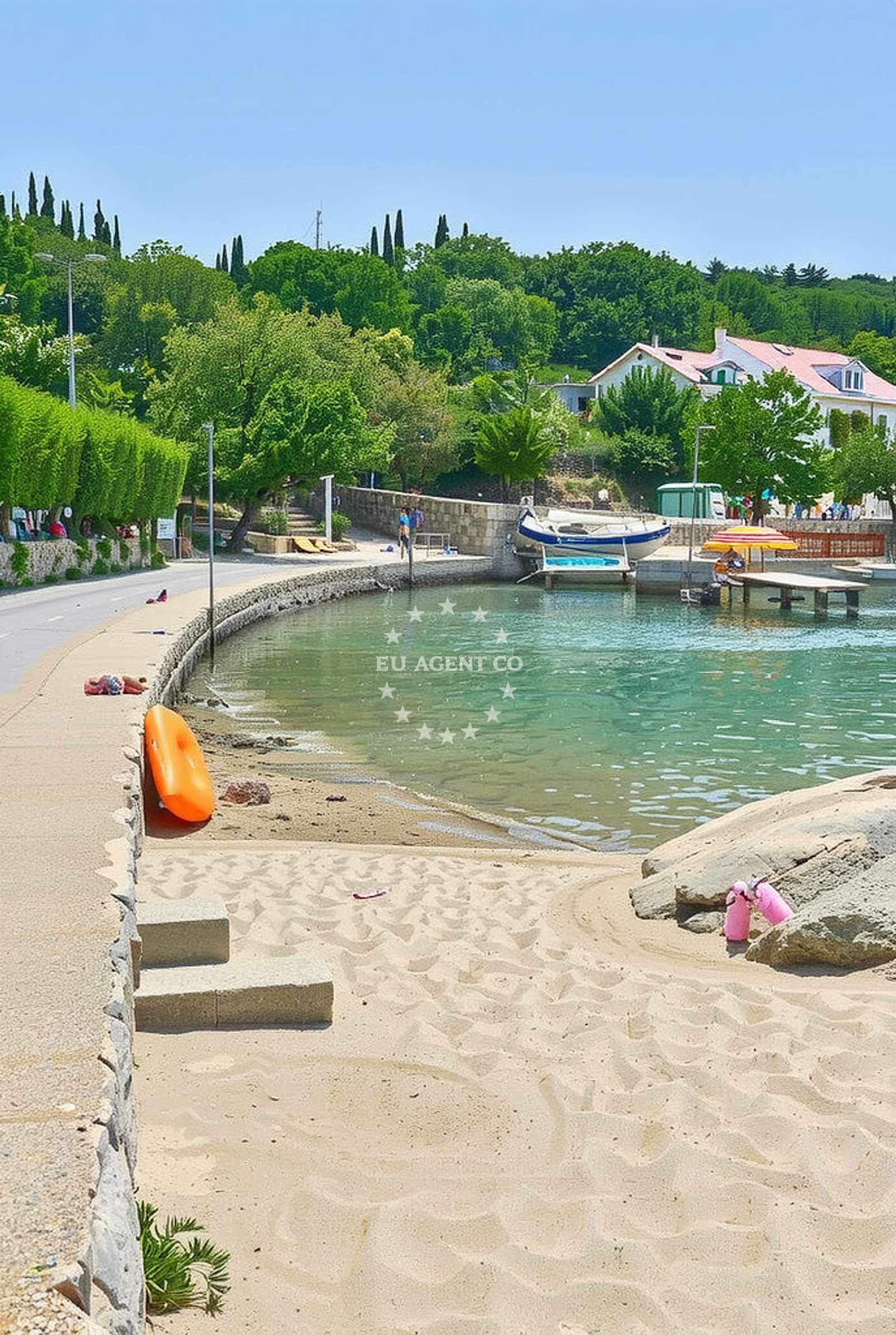 Sea and coastal view of Đurinići: beaches and coves in Đurinići