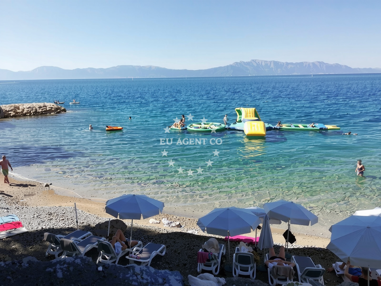 Sea and coastal view of Uvala Borova in Kapeć 6, Zaostrog