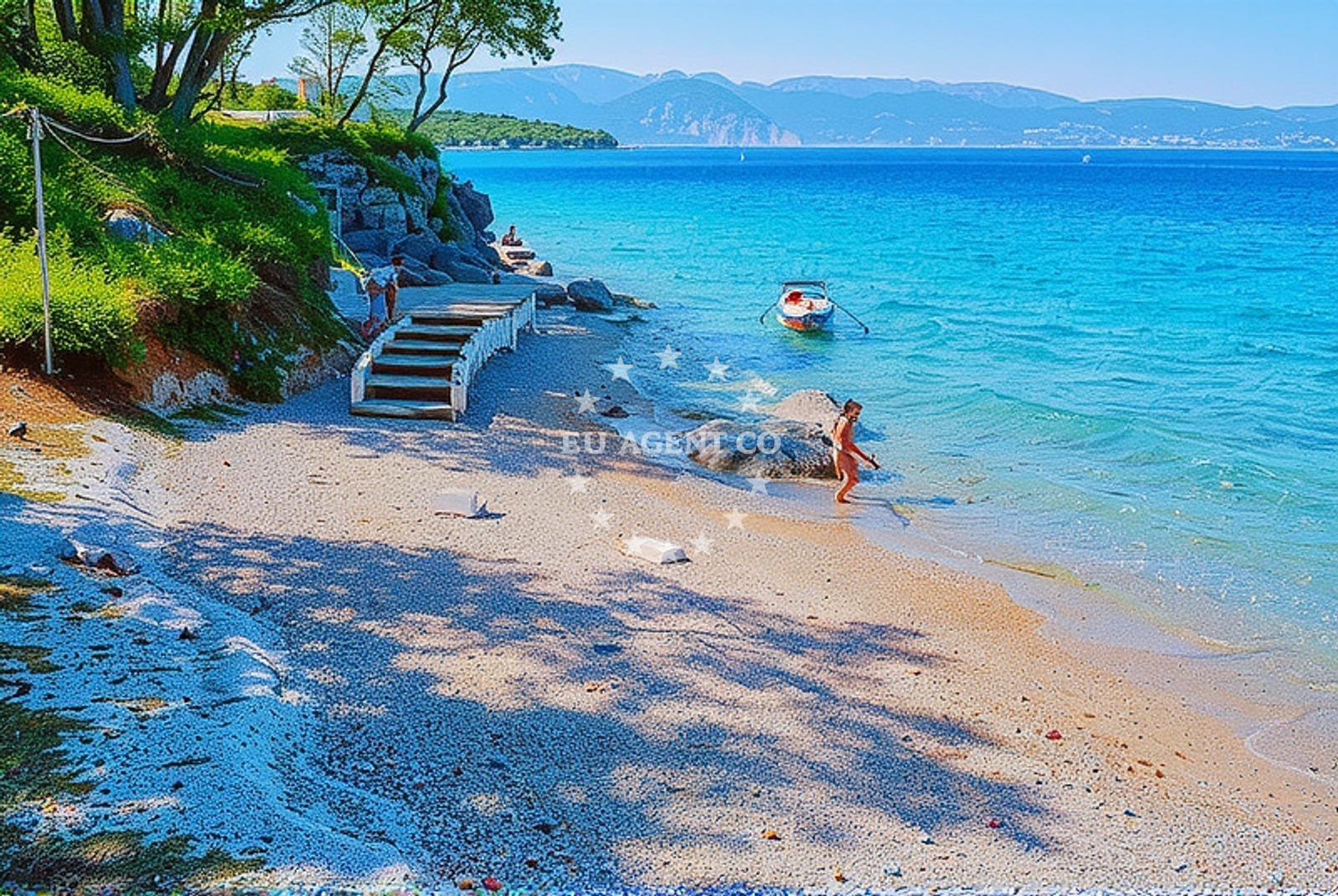 Additional view of Uvala Cavlena Beach in Milohnići 1A, Milohnići