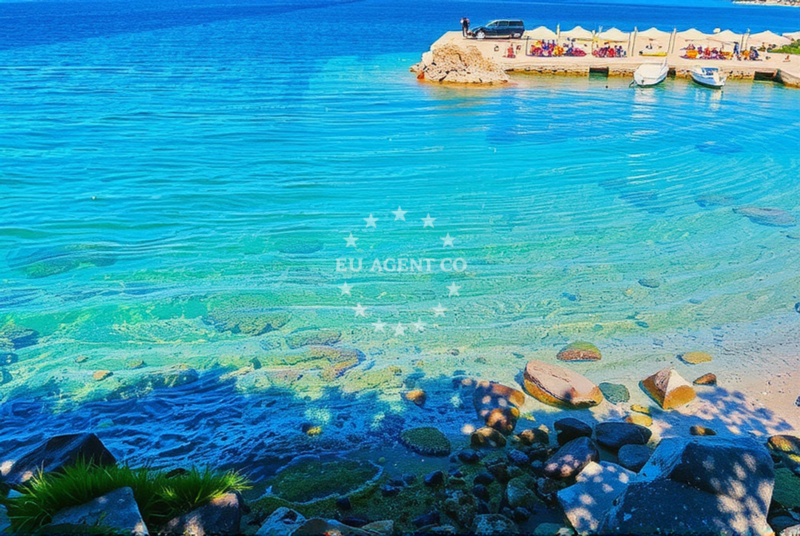 Additional view of Uvala Cavlena Beach in Milohnići 1A, Milohnići