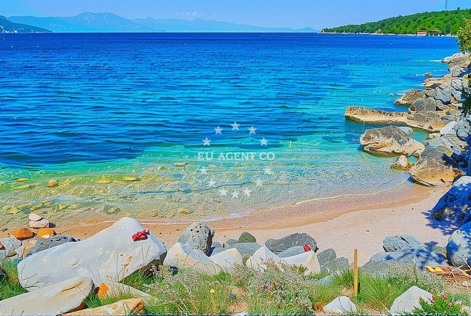 Additional view of Uvala Cavlena Beach in Milohnići 1A, Milohnići