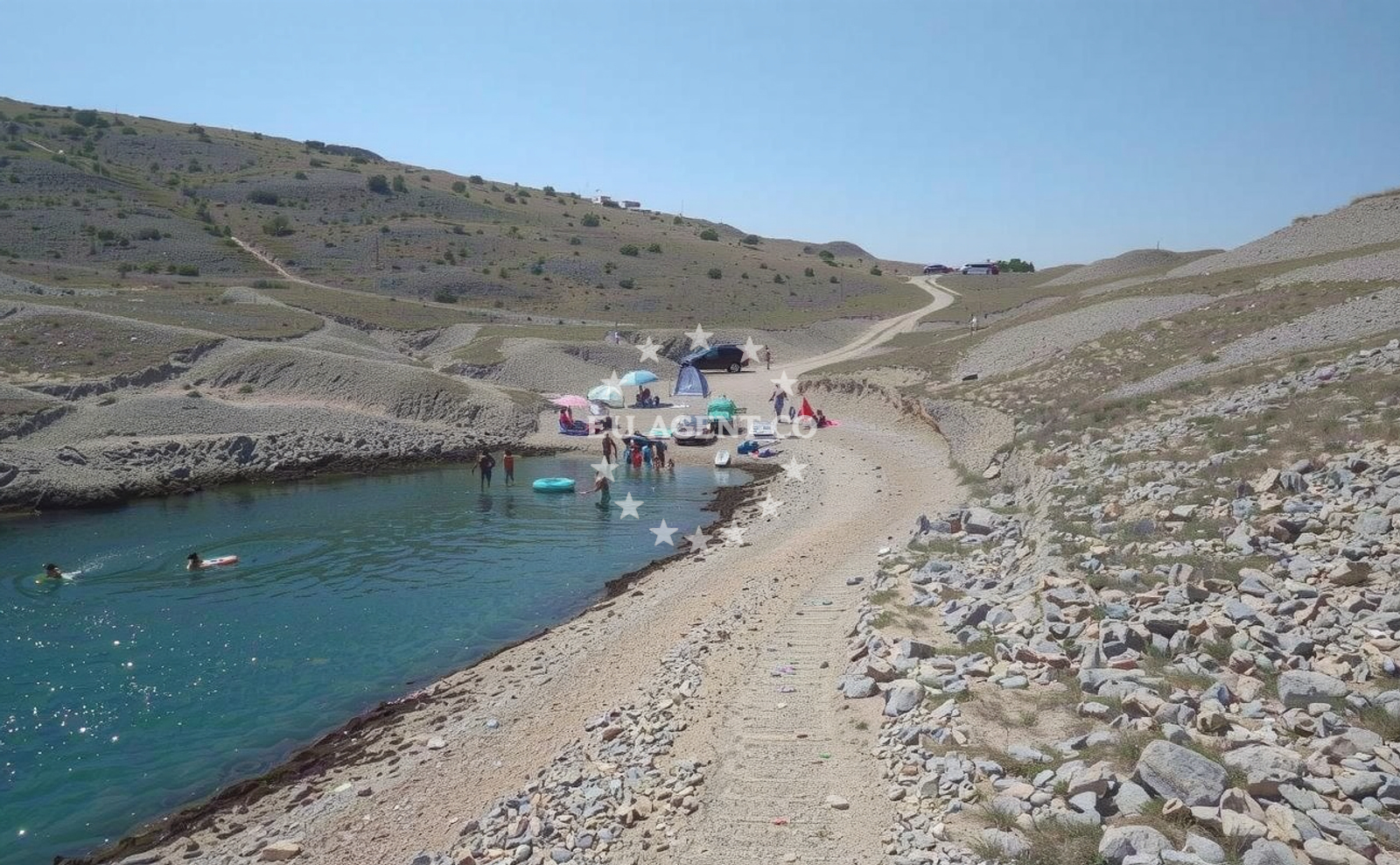 Sea and coastal view of Uvala Ljaljkovaca in Put Kuknice 8, Vrsi