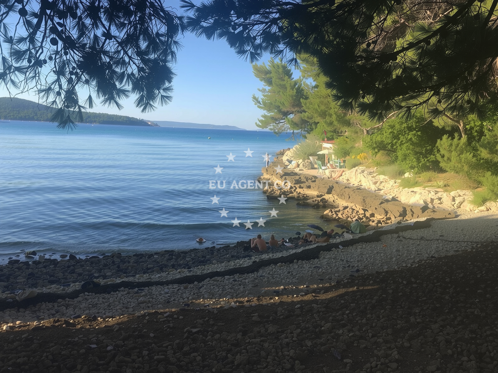Sea and coastal view of Uvala Medena in Put Kralja Tomislava 76 2, Seget Vranjica