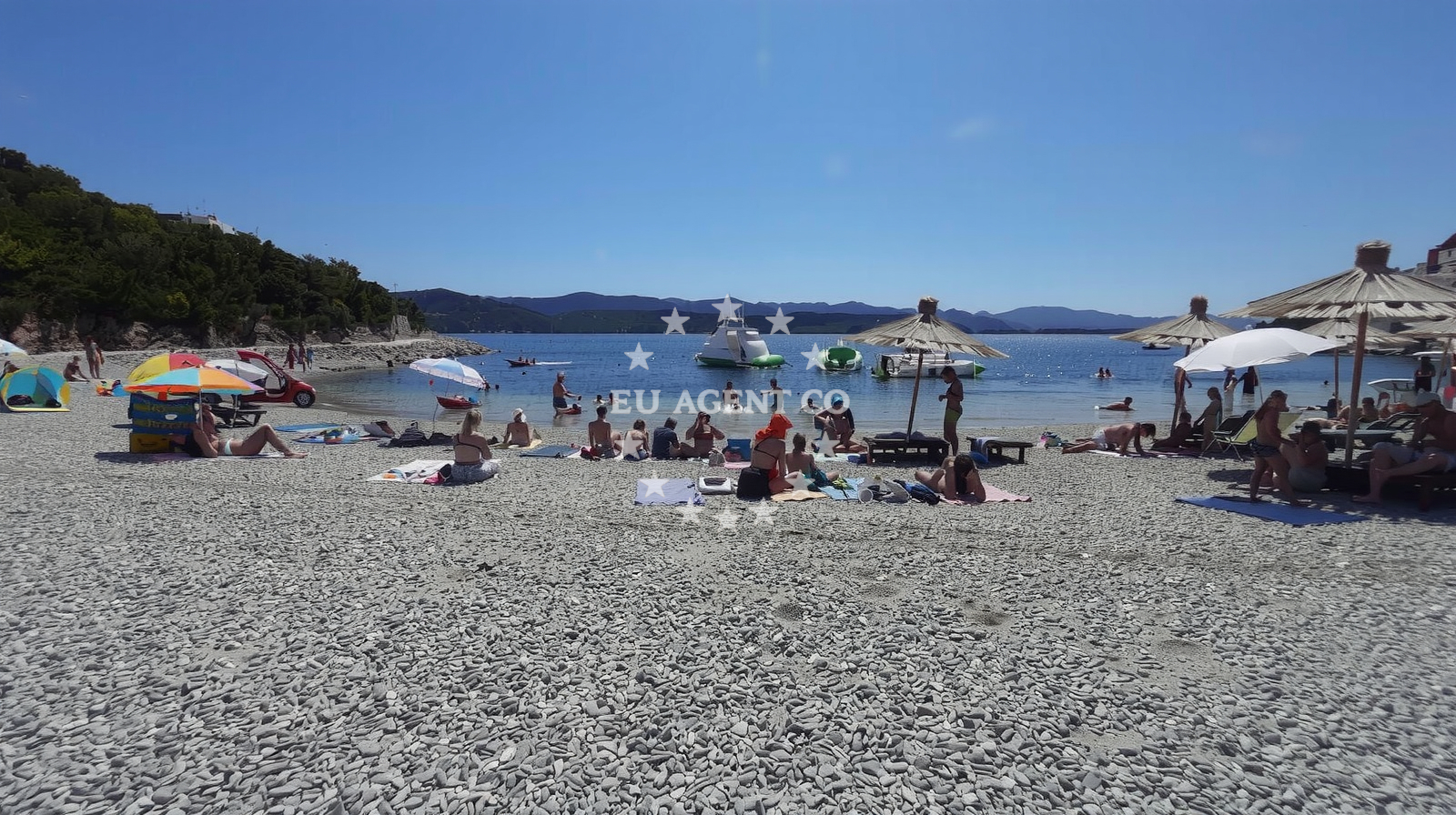 Sea and coastal view of Uvala Moracna in 4 Lungo mare, Klek