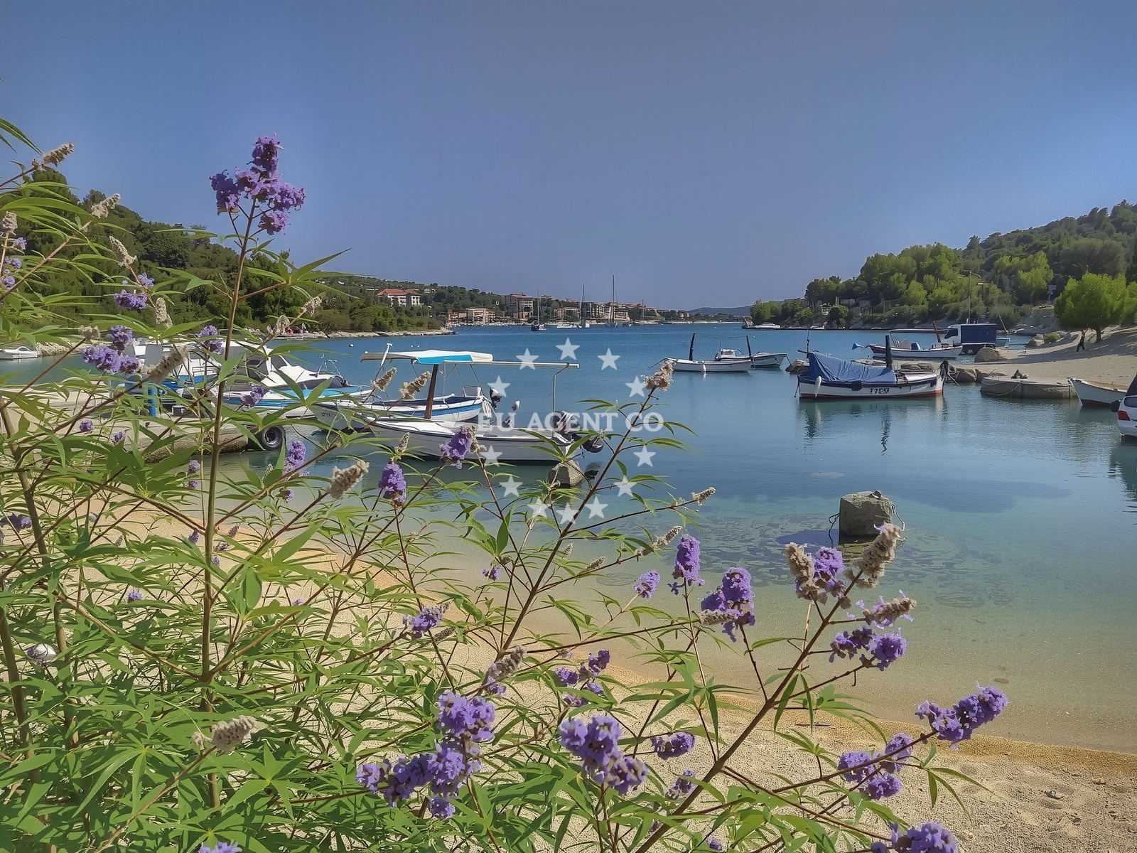 Shoreline and swimming area at Uvala Sicenica in Koprivica 5, Sevid