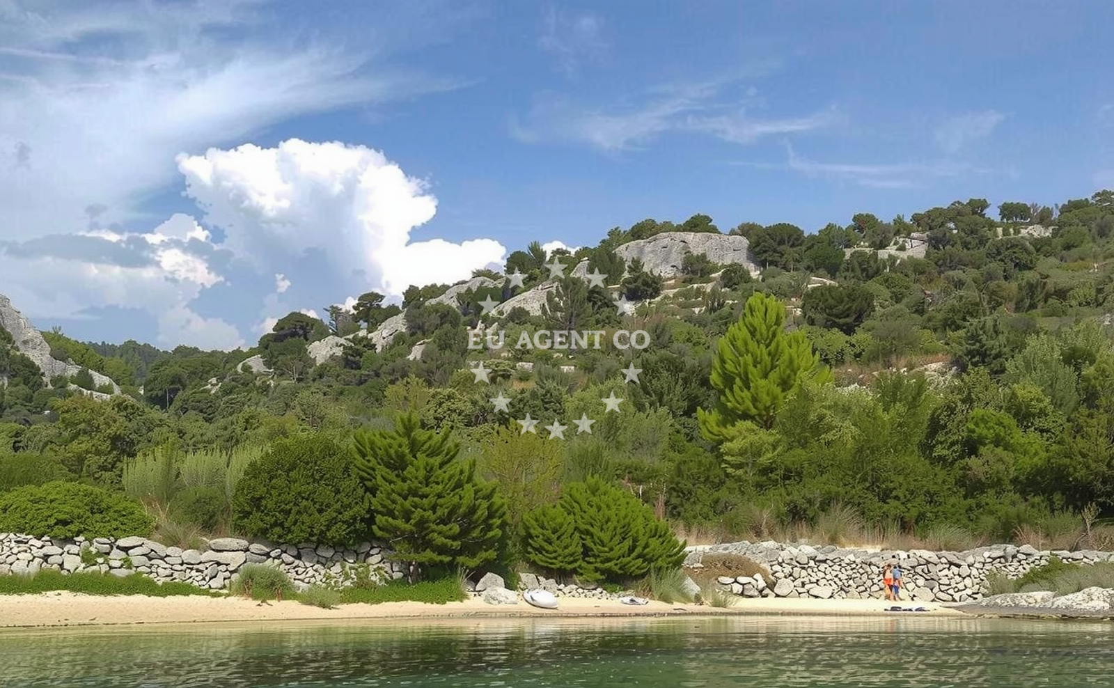 Beach facilities and surroundings at Uvala Sicenica in Koprivica 5, Sevid