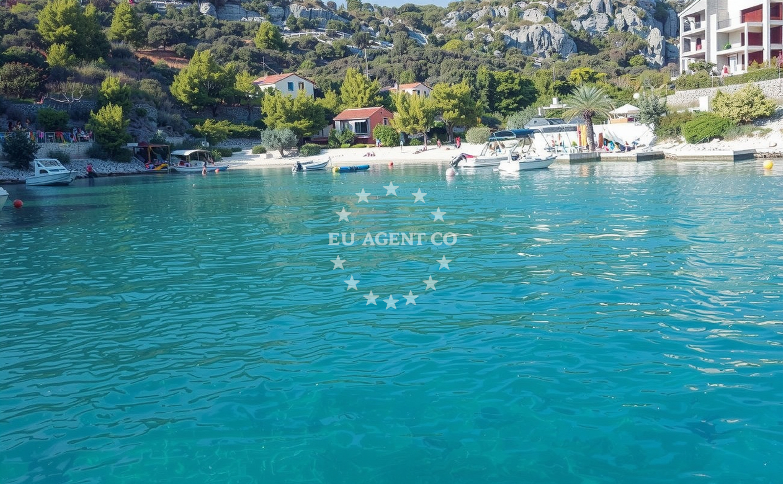 Beach facilities and surroundings at Uvala Sicenica II in Koprivica 5, Sevid