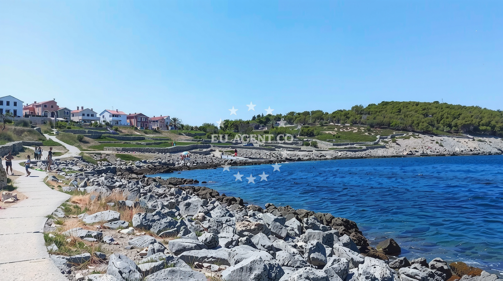 Sea and coastal view of Uvala Zagazinjine in 10 Ulica Bože Milanovića, Mali Lošinj