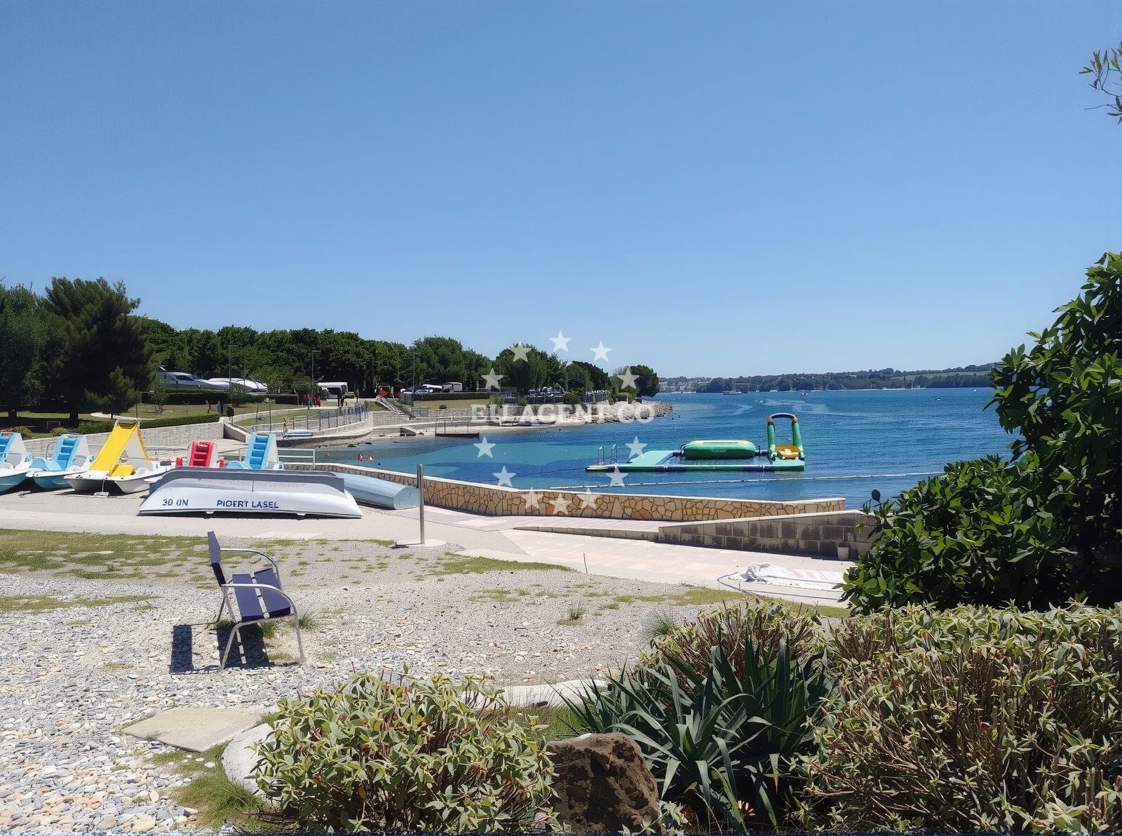 Additional view of Vabriga beach in Camping Solaris 1, Poreč