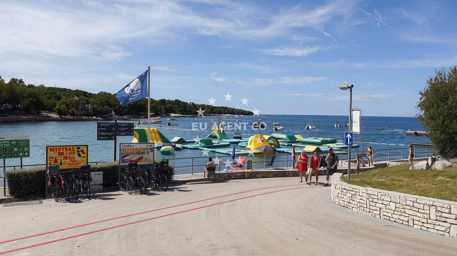 Additional view of Vabriga beach in Camping Solaris 1, Poreč