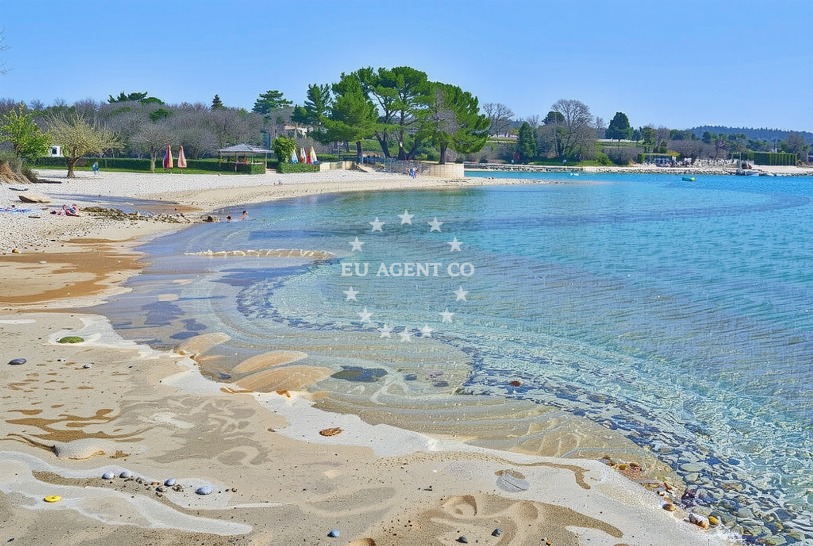 Additional view of Vabriga beach in Camping Solaris 1, Poreč