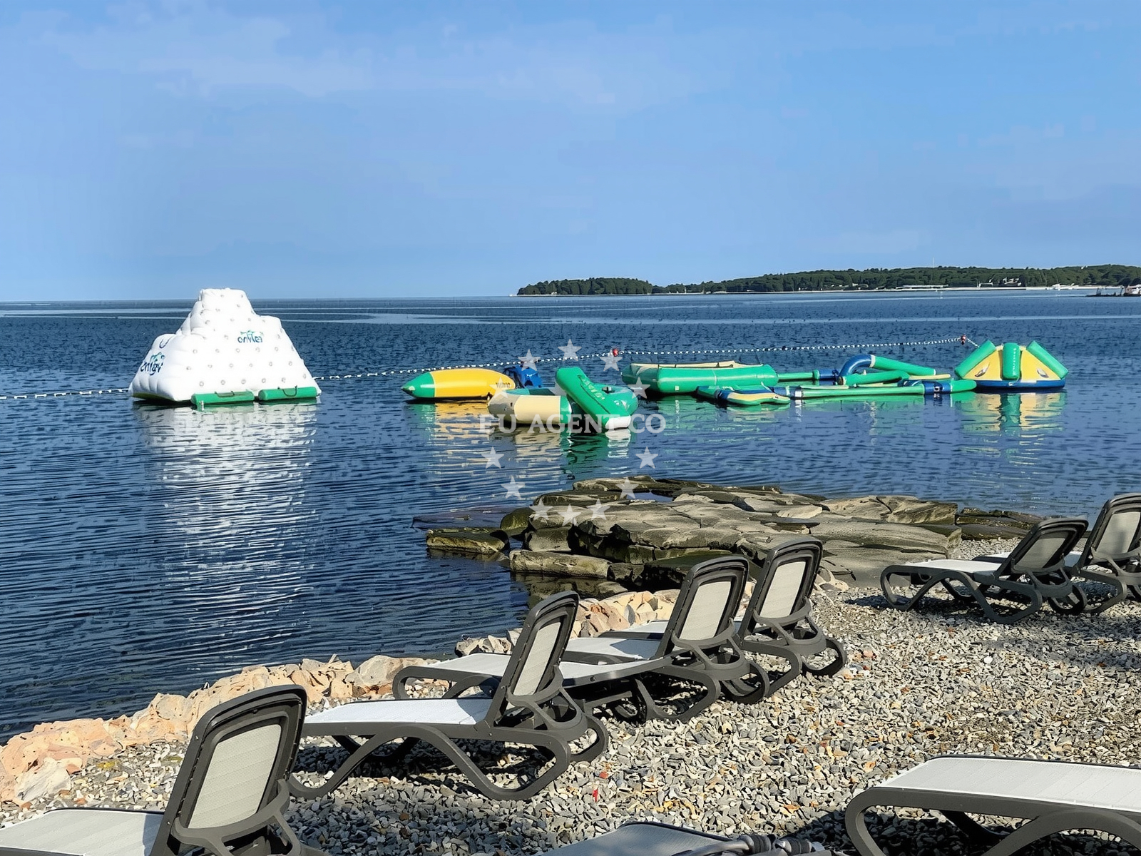 Additional view of Val Saline beach in Monsena 1, Rovinj