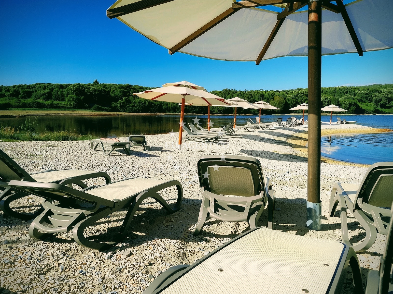 Additional view of Val Saline beach in Monsena 1, Rovinj