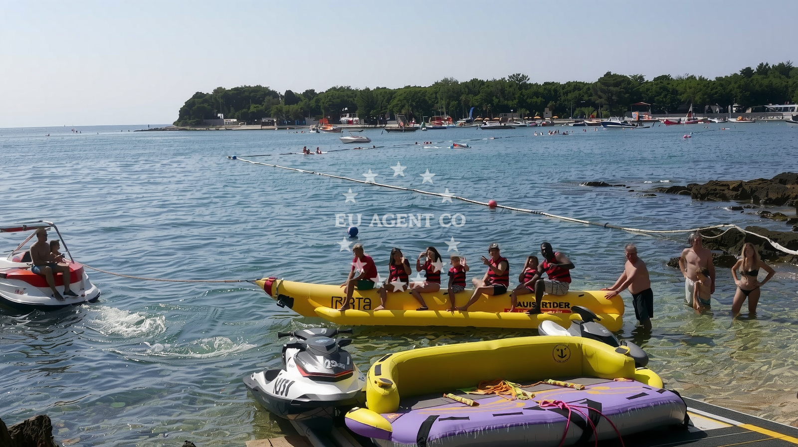 Additional view of Vala beach in Bijela uvala, Poreč