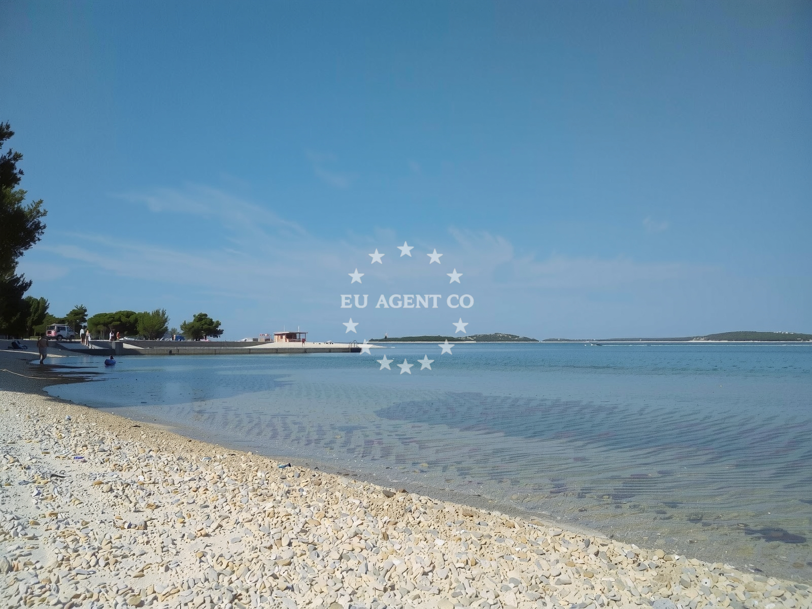 Sea and coastal view of Valbandon beach in 116 Fažanska cesta, Fažana