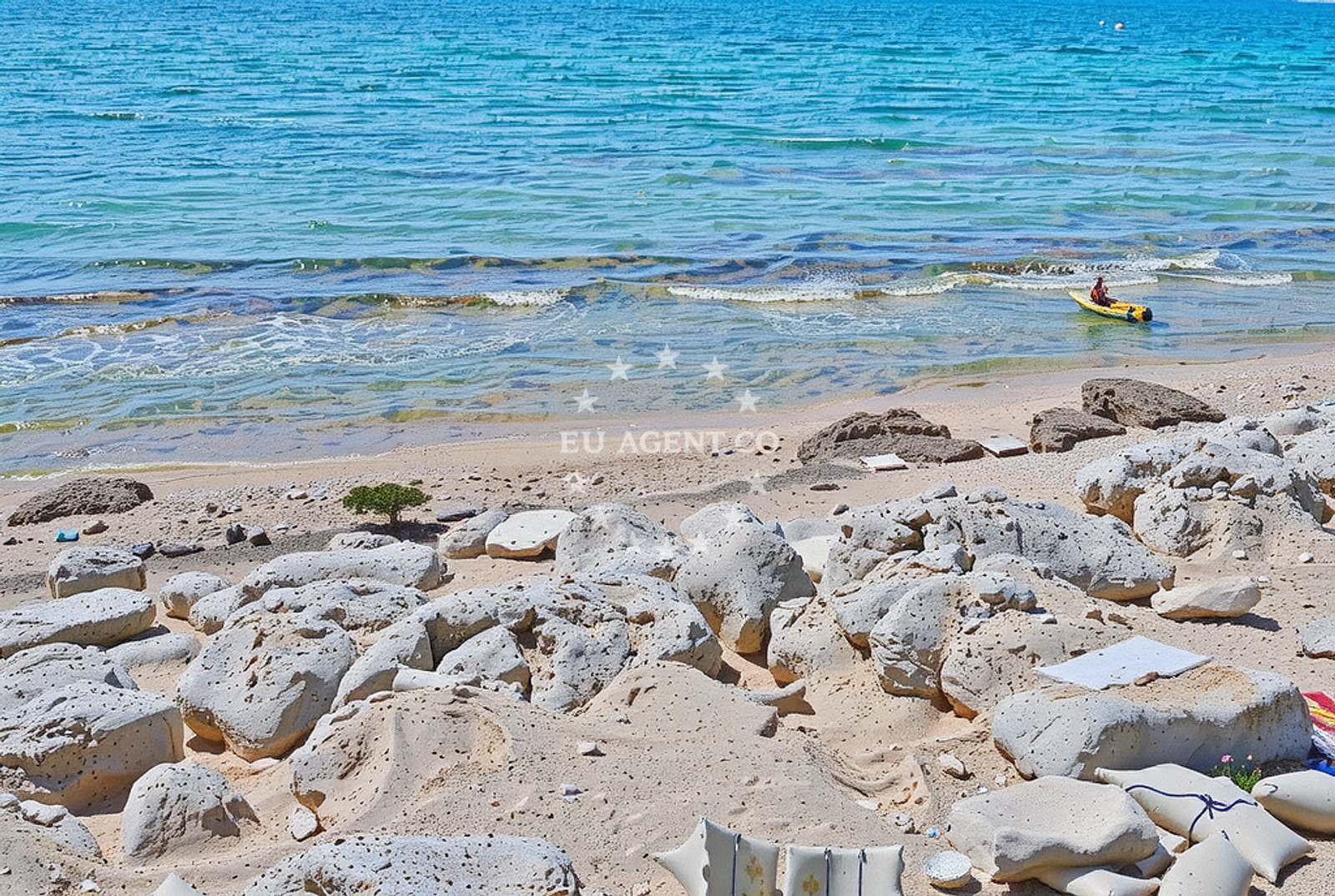Sea and coastal view of Valbandon: beaches and coves (5) in Valbandon