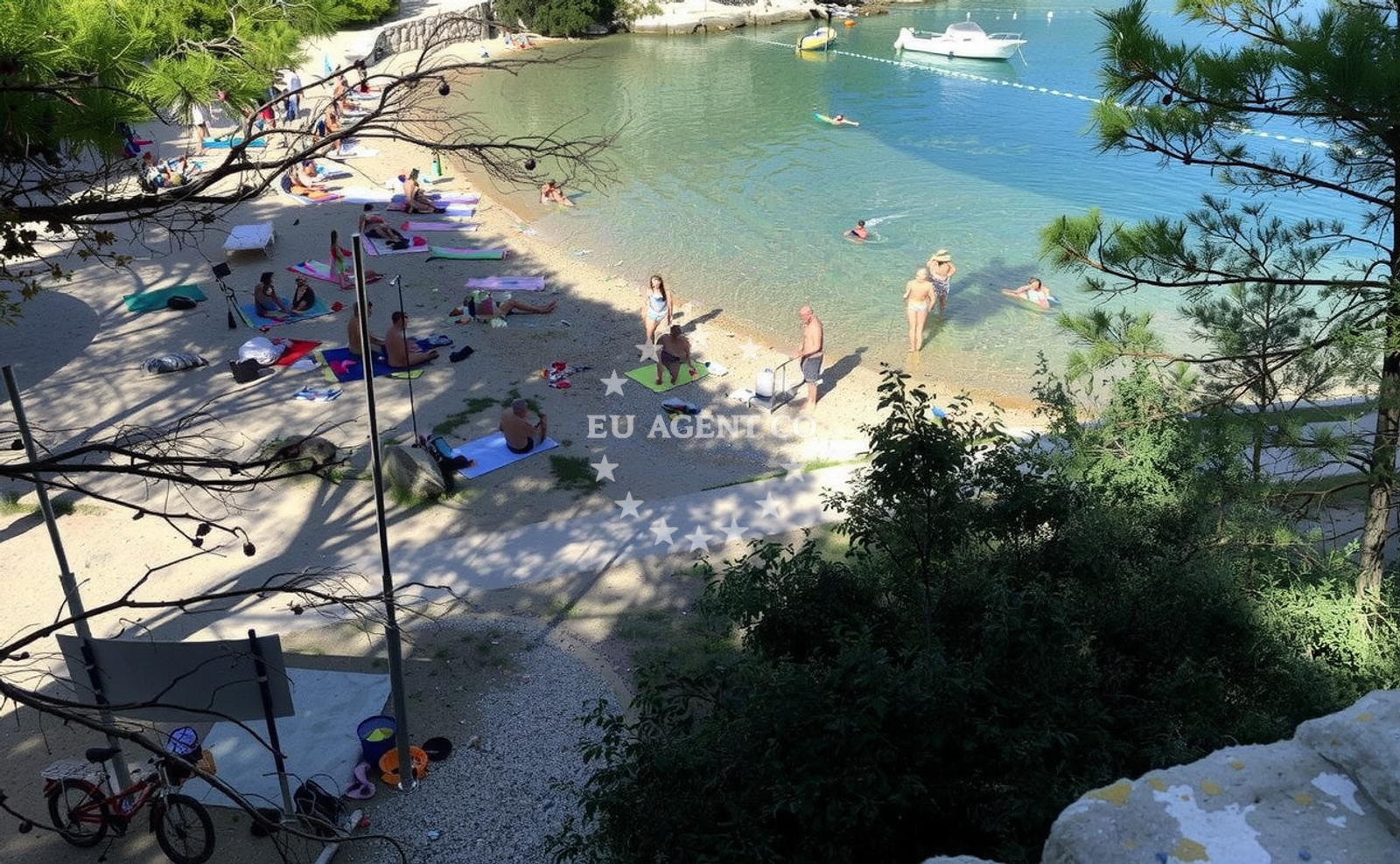 Additional view of Valdarke beach in Gravot 22, Mali Lošinj, Mali Lošinj