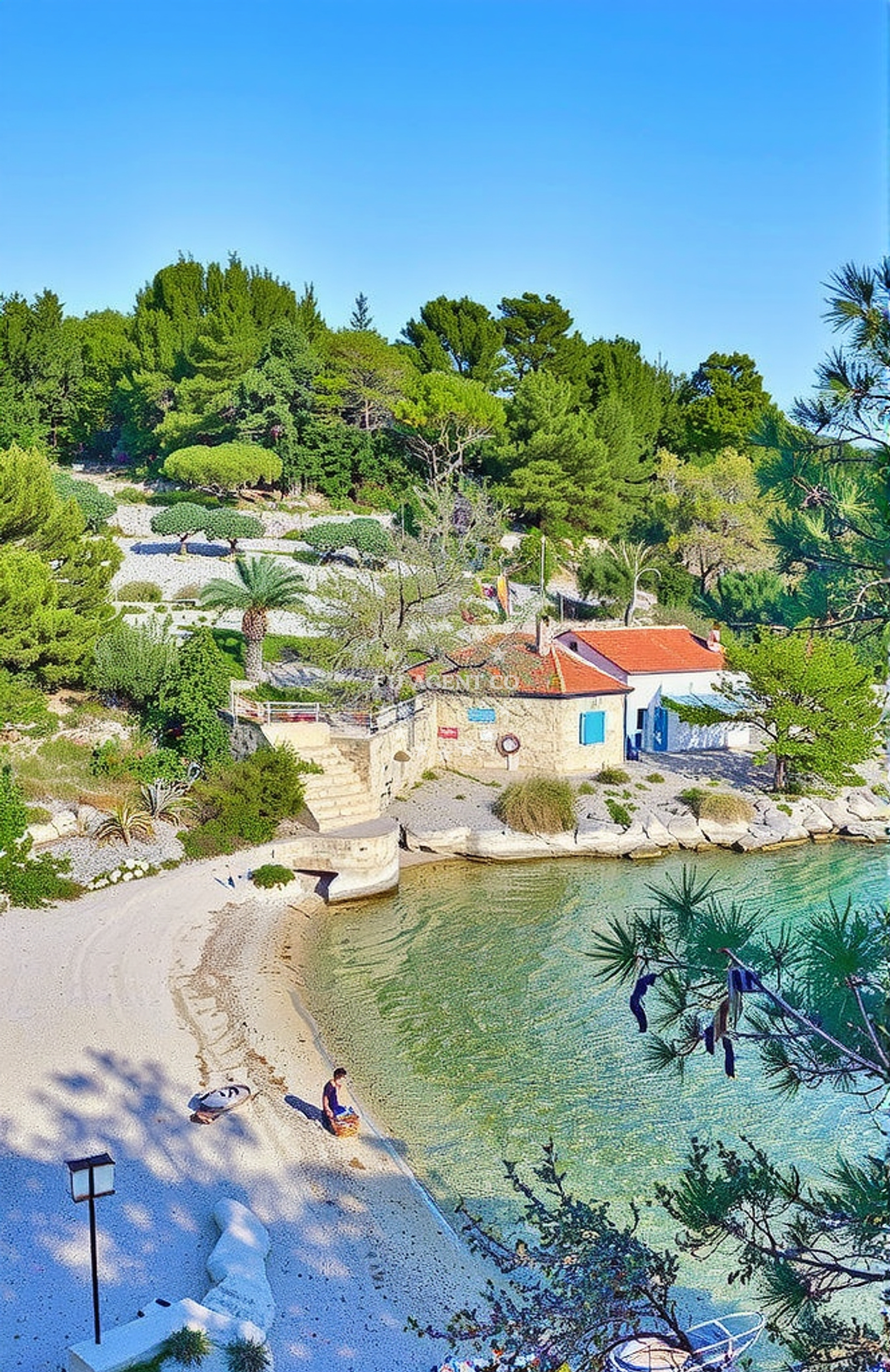 Additional view of Valdarke beach in Gravot 22, Mali Lošinj, Mali Lošinj