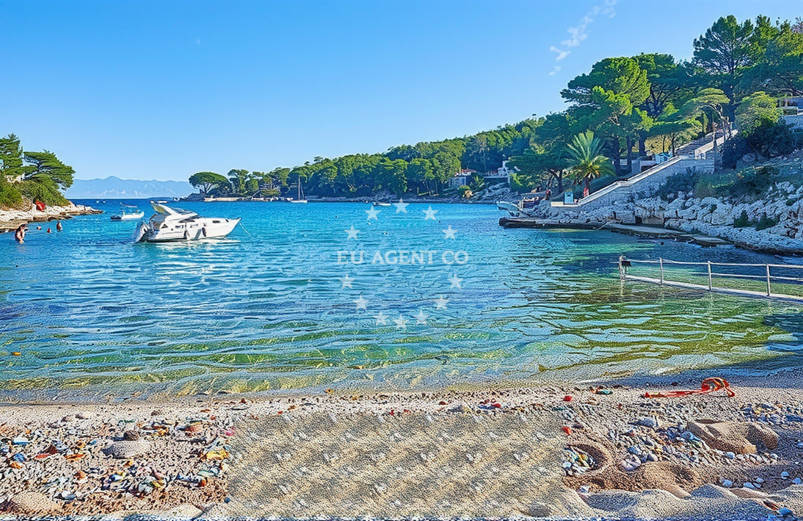 Additional view of Valdarke beach in Gravot 22, Mali Lošinj, Mali Lošinj