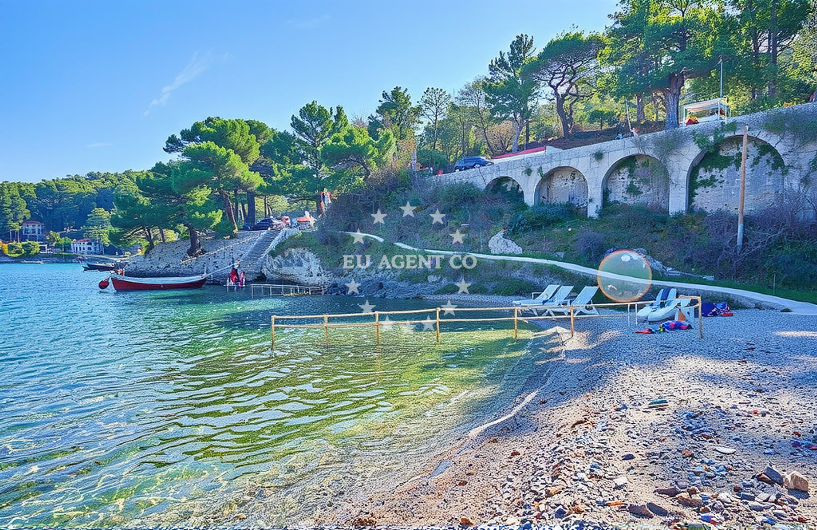 Additional view of Valdarke beach in Gravot 22, Mali Lošinj, Mali Lošinj