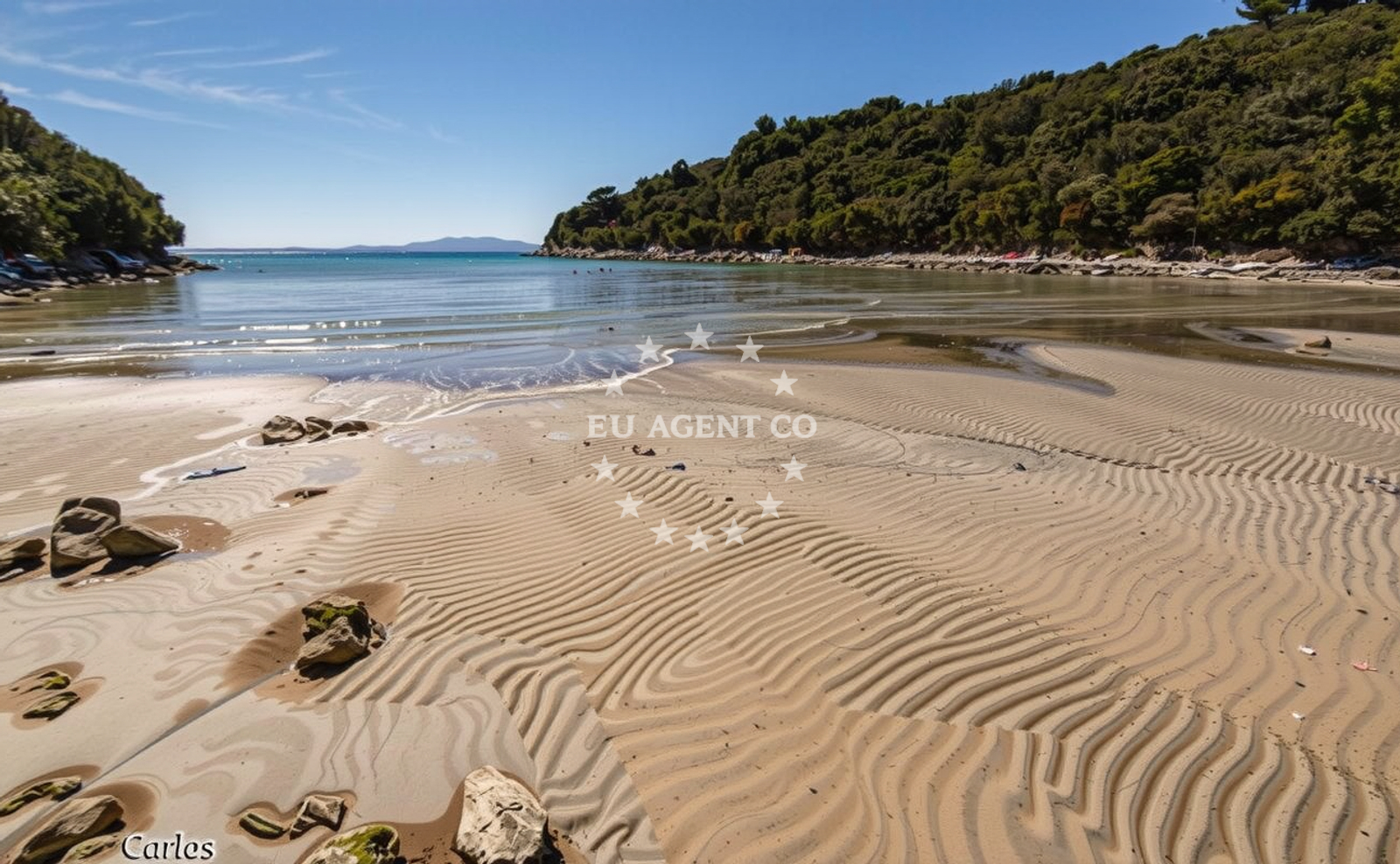 Additional view of Valsika beach in 100 Kampor, Rab