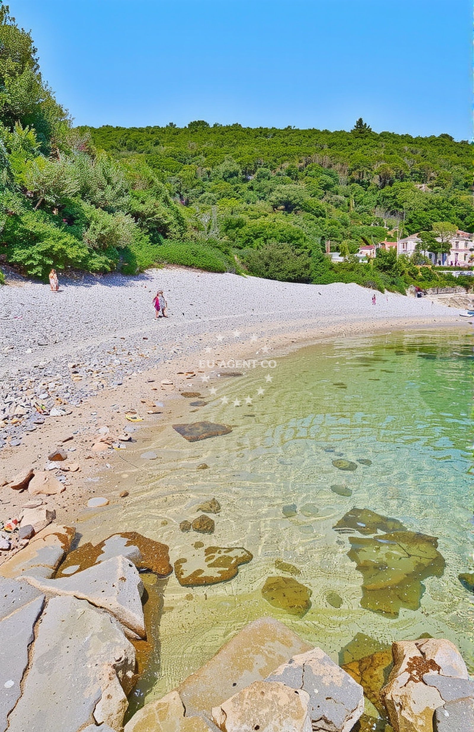 Sea and coastal view of Valtura: beaches and coves in Valtura