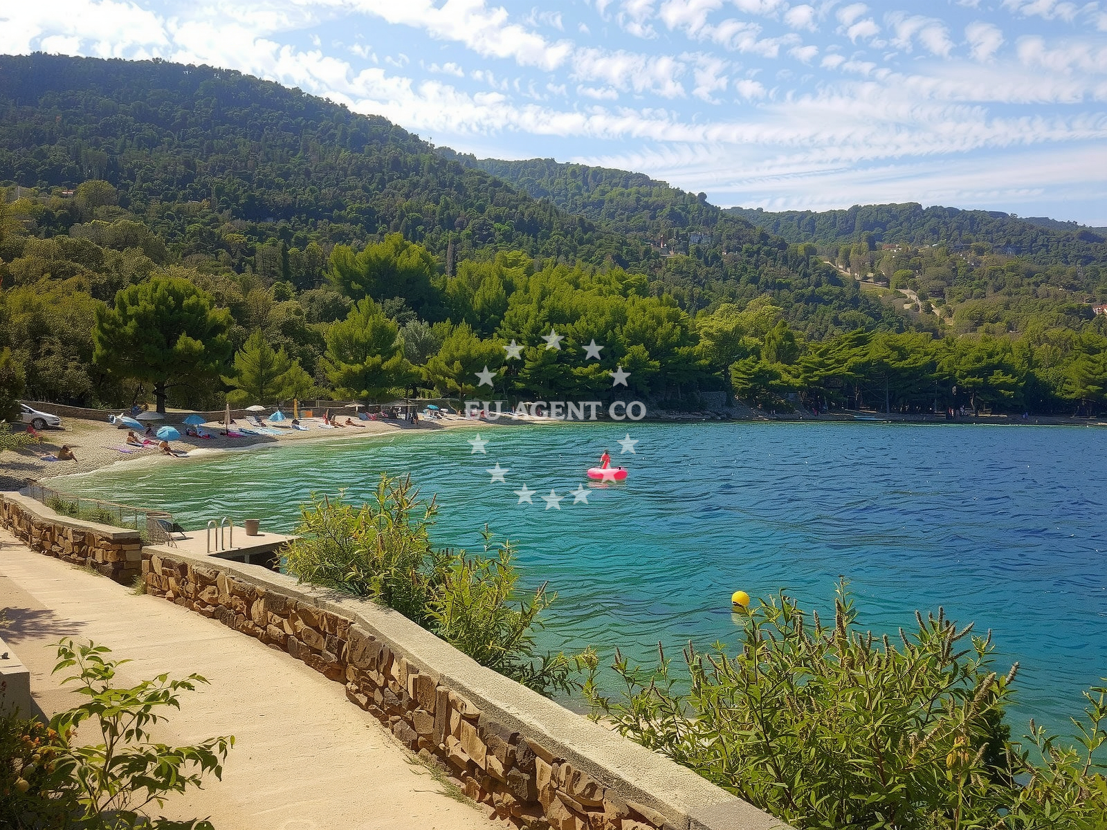 Additional view of Valun beach in Valun 52 Valun, Valun